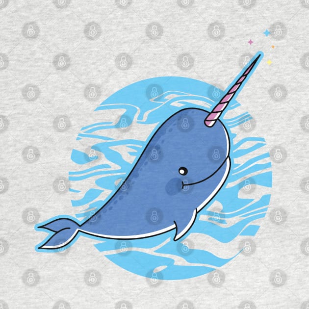 Kawaii narwhal - unicorn of the sea by hyperactive